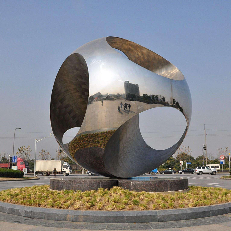 白钢企业文化造型雕塑